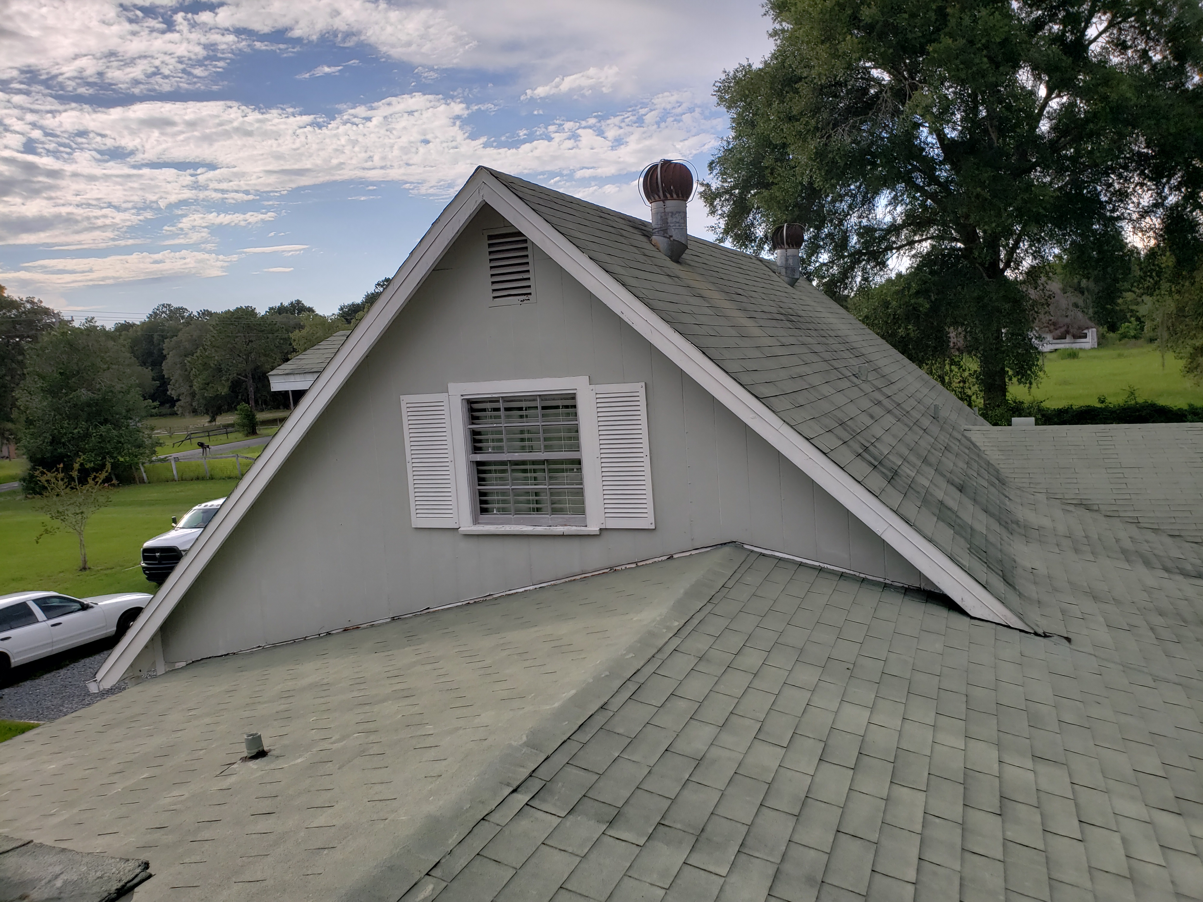 Metal Roofing Job Before