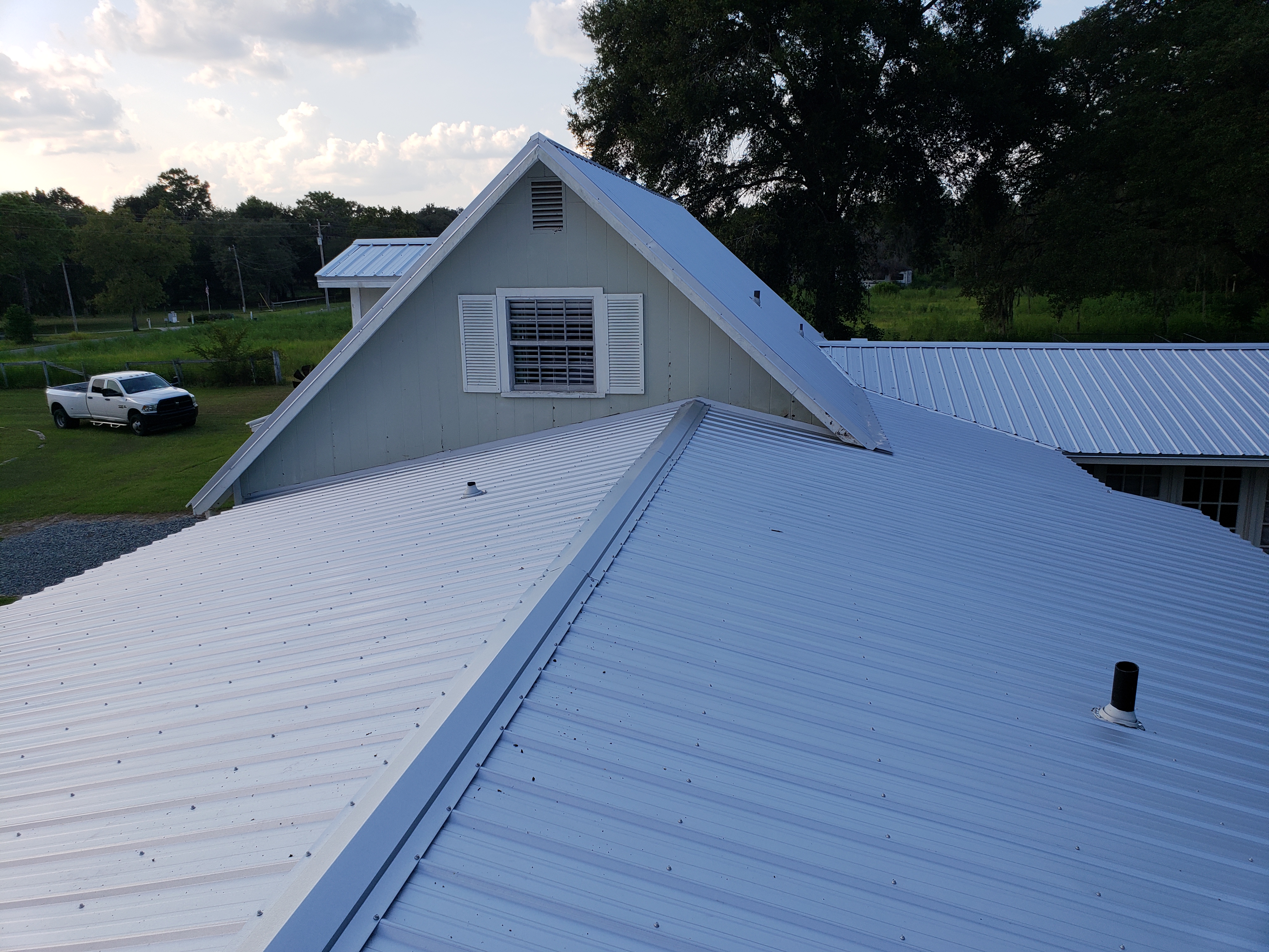 Metal Roof Finished / After