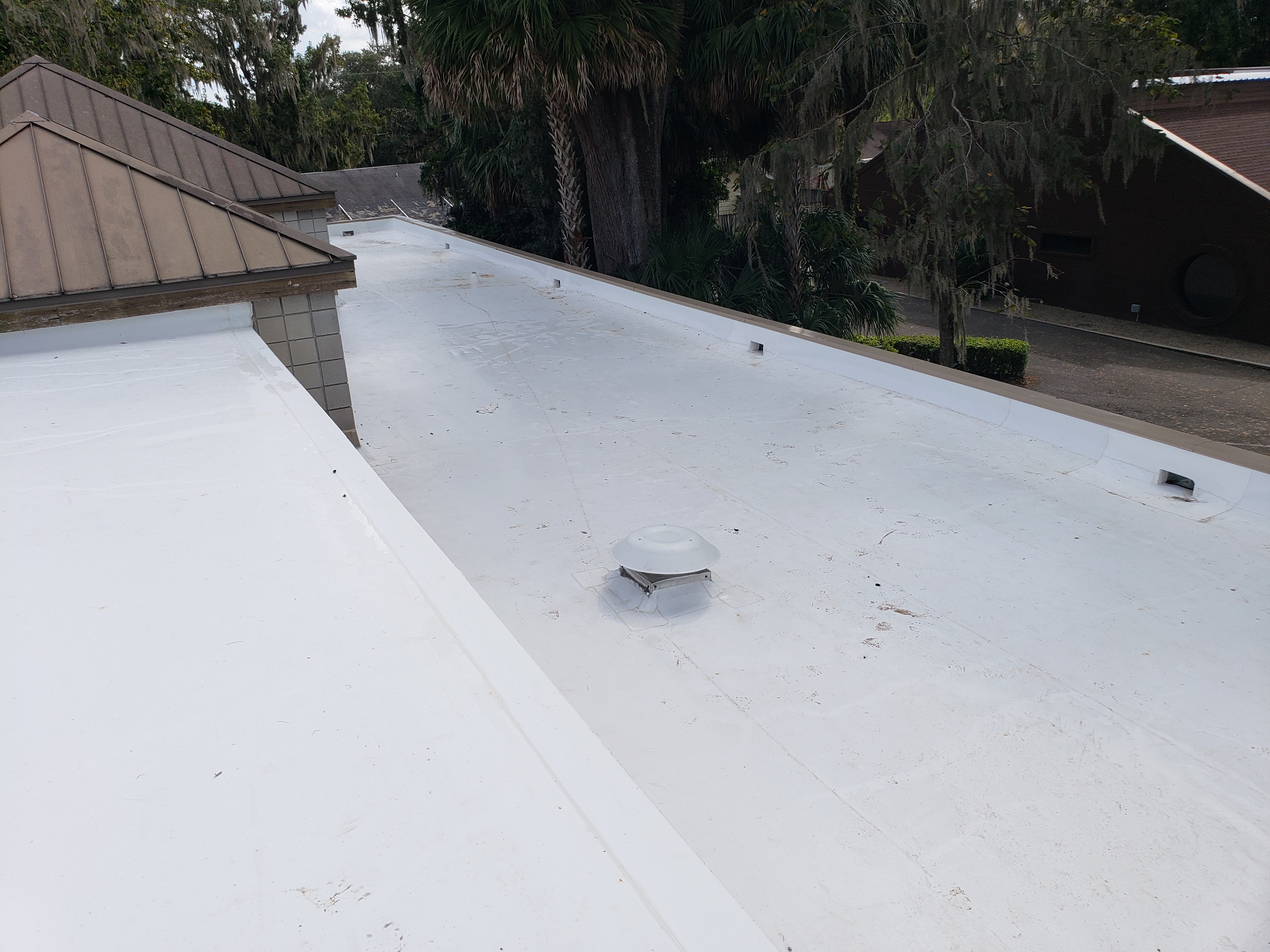 Back Side of Commercial Roof in Ocala, FL