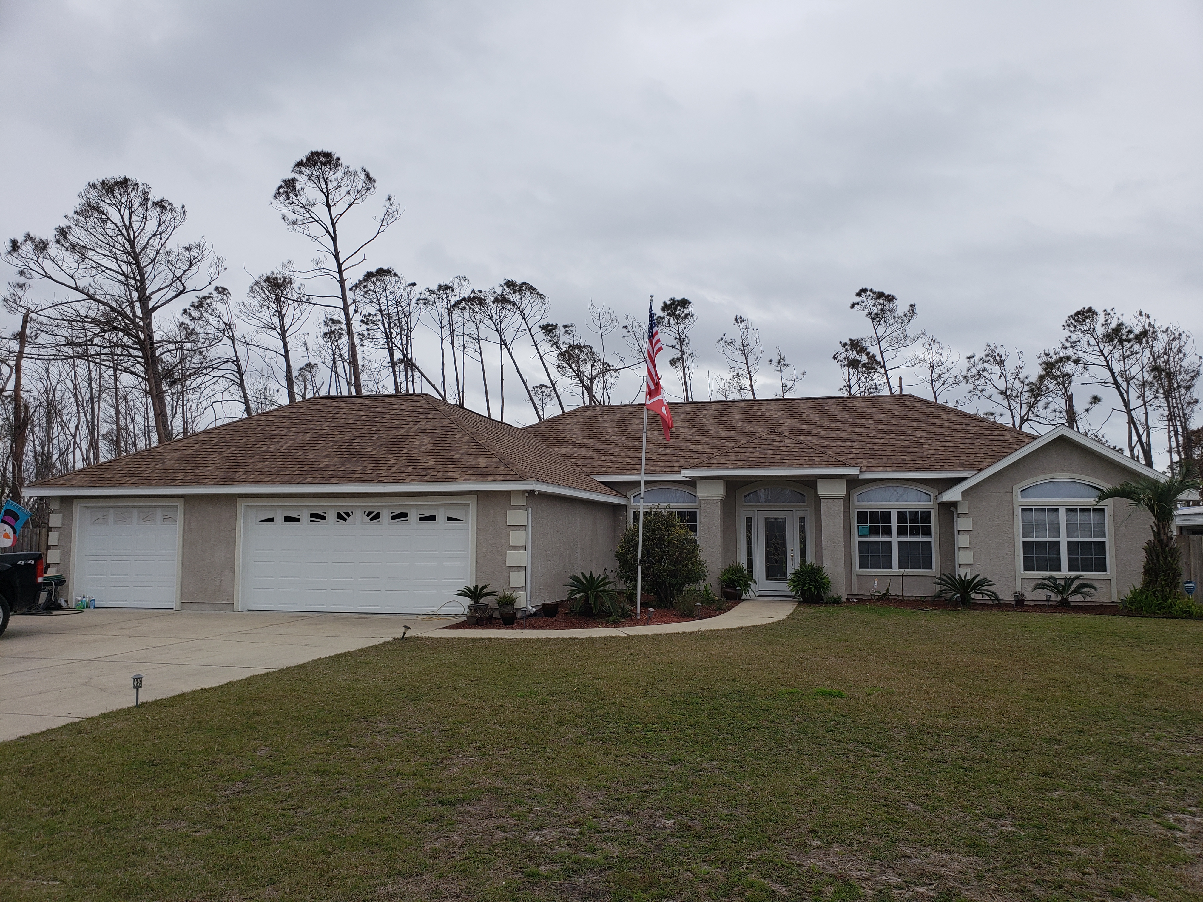 Shingle Roof with Custom Chimney